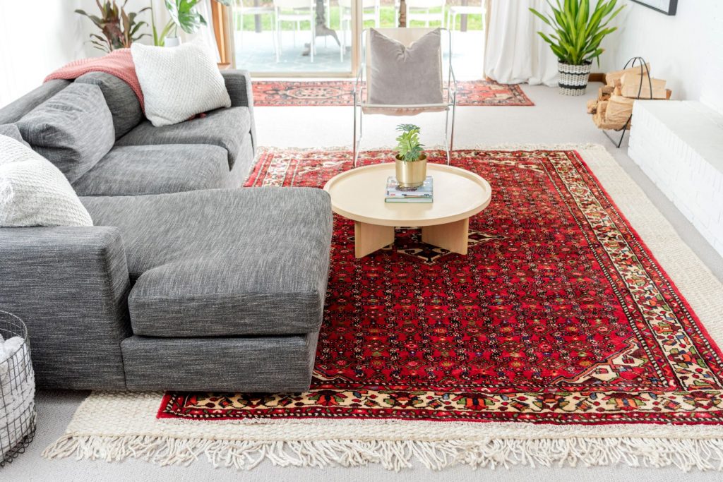 Turkish area rug Handmade wool rug Boho home decor Carpet Vintage oriental rug Bohemian rug 4.2 x 6.2 ft RL4890 Rustic kitchen decor